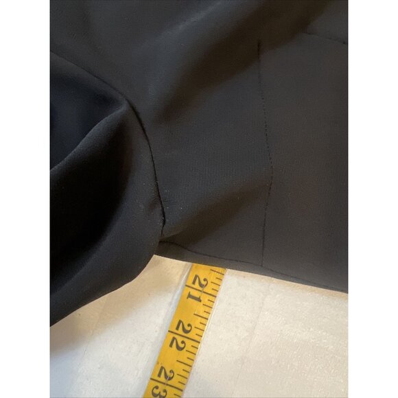 J.R. Nites Black Satin Trim Jacket Size 16 - Picture 7 of 7